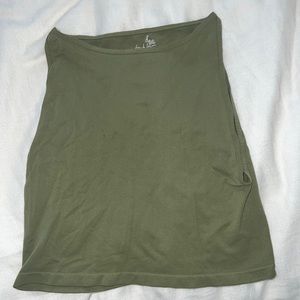Sage, free people tank top.